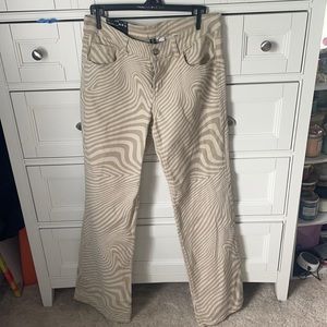 H&M Tan Flare Pants